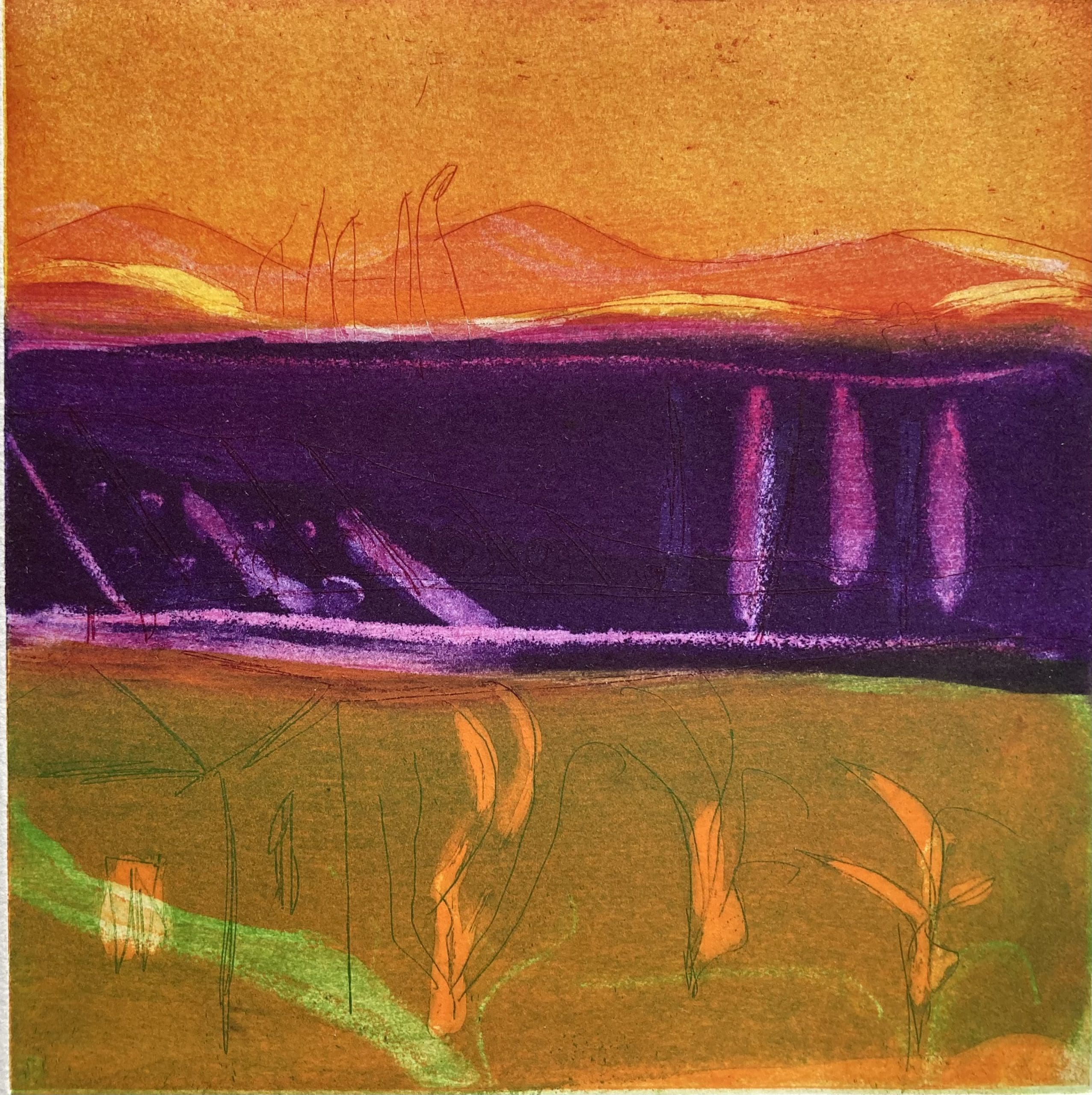 'Spanish Sunset' by Louise Davies | Ironbridge Framing